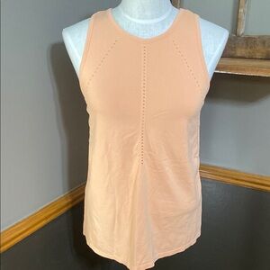 Athleta Peach Sleeveless athletic tank Top size small